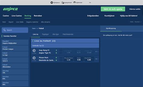 Hajper live bets available .